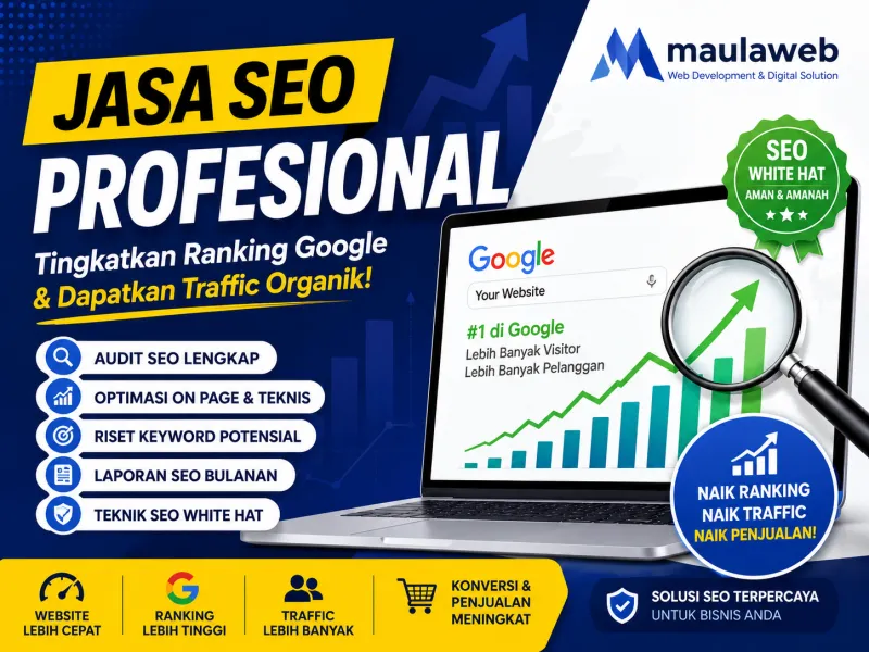 Jasa SEO Profesional untuk Website Bisnis, Toko Online & Company Profile